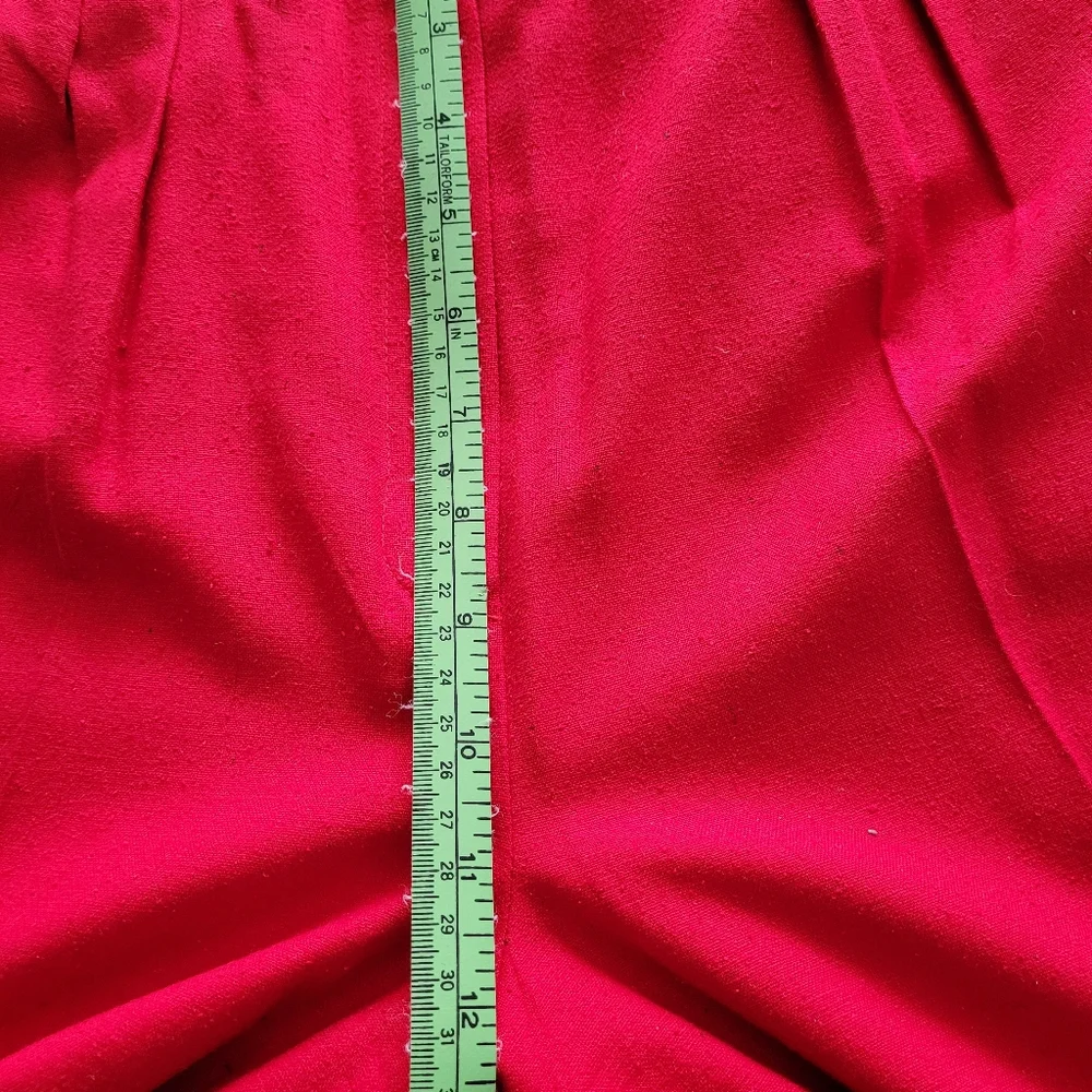 Brand New- High Waisted Pants in Raw Silk - Picture 7 of 10